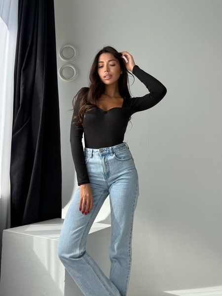 Боди с эффектом PUSH UP XS-599-BLACK фото